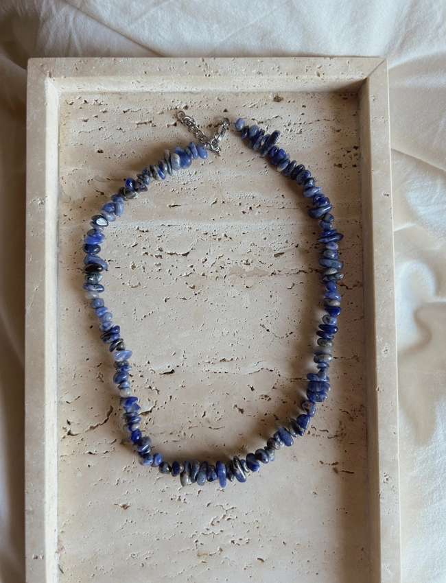 collana Chips Nic - Sodalite